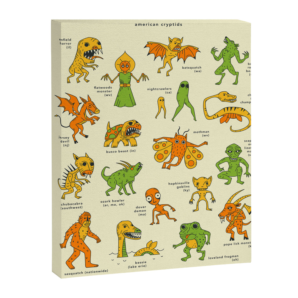 AMERICAN CRYPTIDS Canvas Print Gallery Image 6