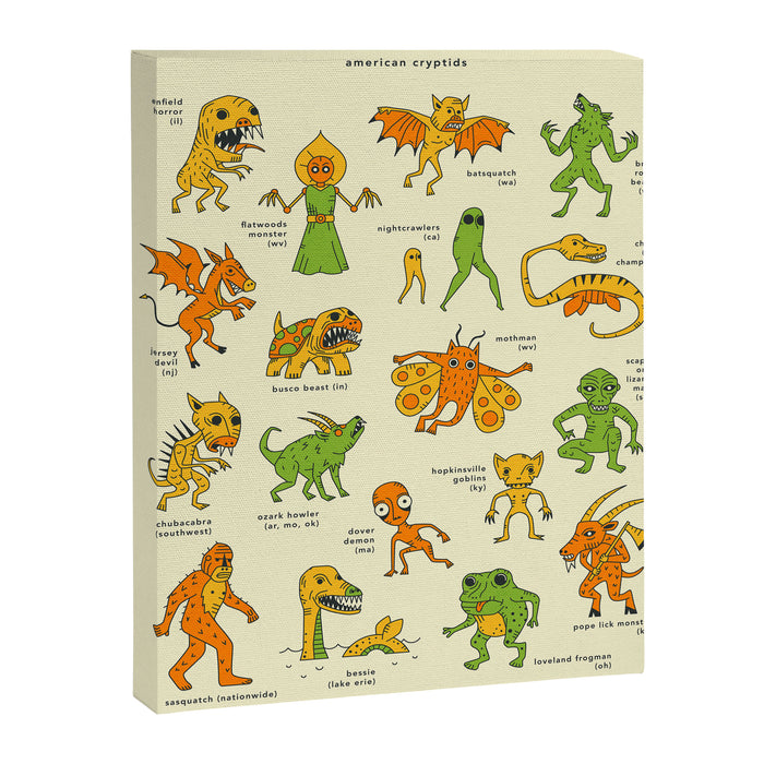 AMERICAN CRYPTIDS Canvas Print Gallery Image 1