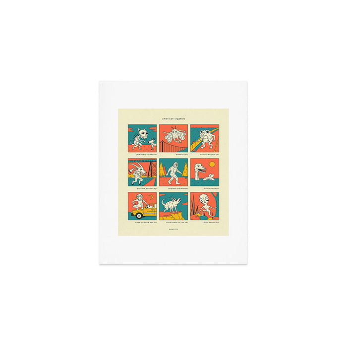 AMERICAN CRYPTIDS (page one) Art Print Gallery Image 1