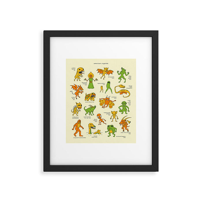 AMERICAN CRYPTIDS Framed Art Print Gallery Image 1