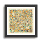 ATLANTA MAP Framed Art Print Gallery Image 1