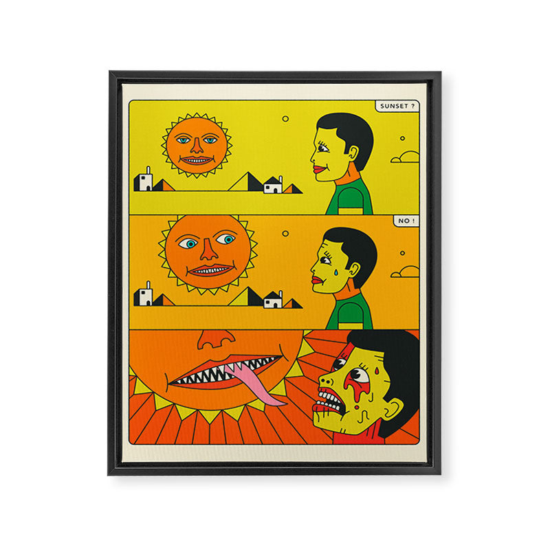 BAD SUN Framed Canvas Print Gallery Image 6