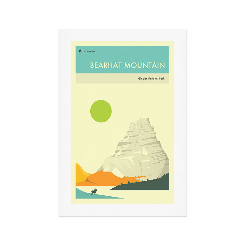 BEARHAT MOUNTAIN Art Print Gallery Image 1
