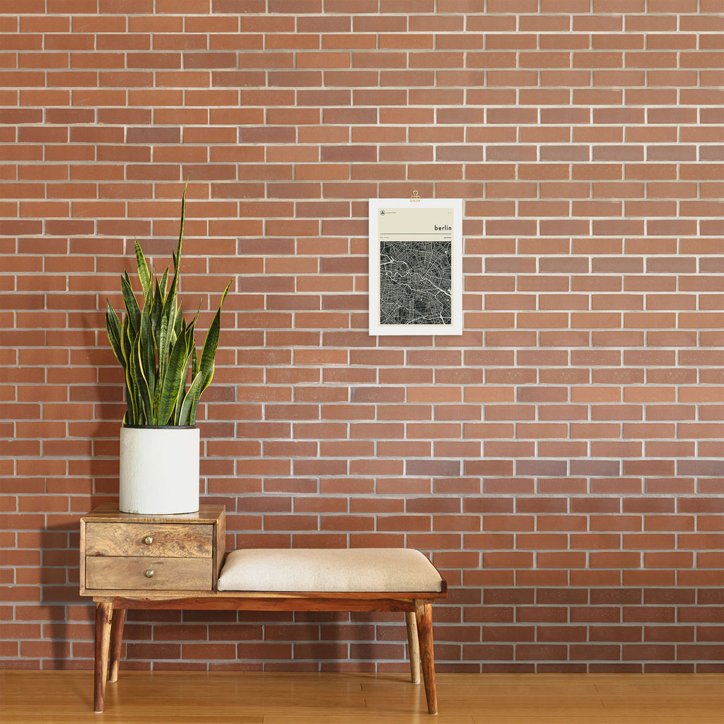 BERLIN MAP Art Print Gallery Image 2
