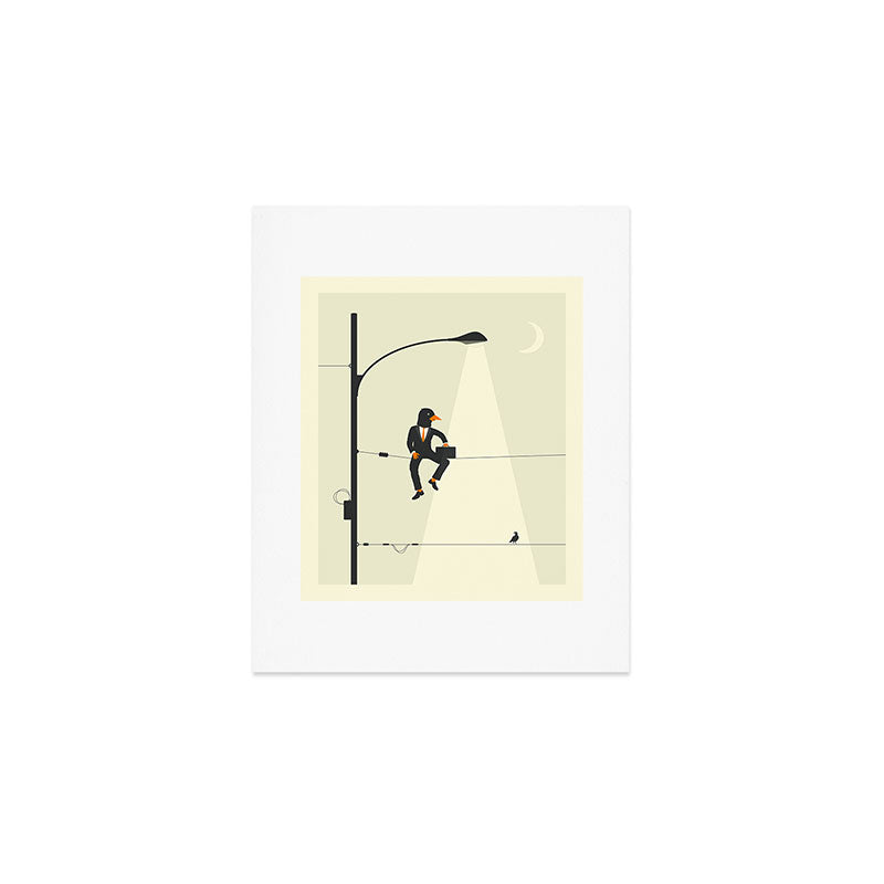 BIRDS ON A WIRE Art Print Gallery Image 1