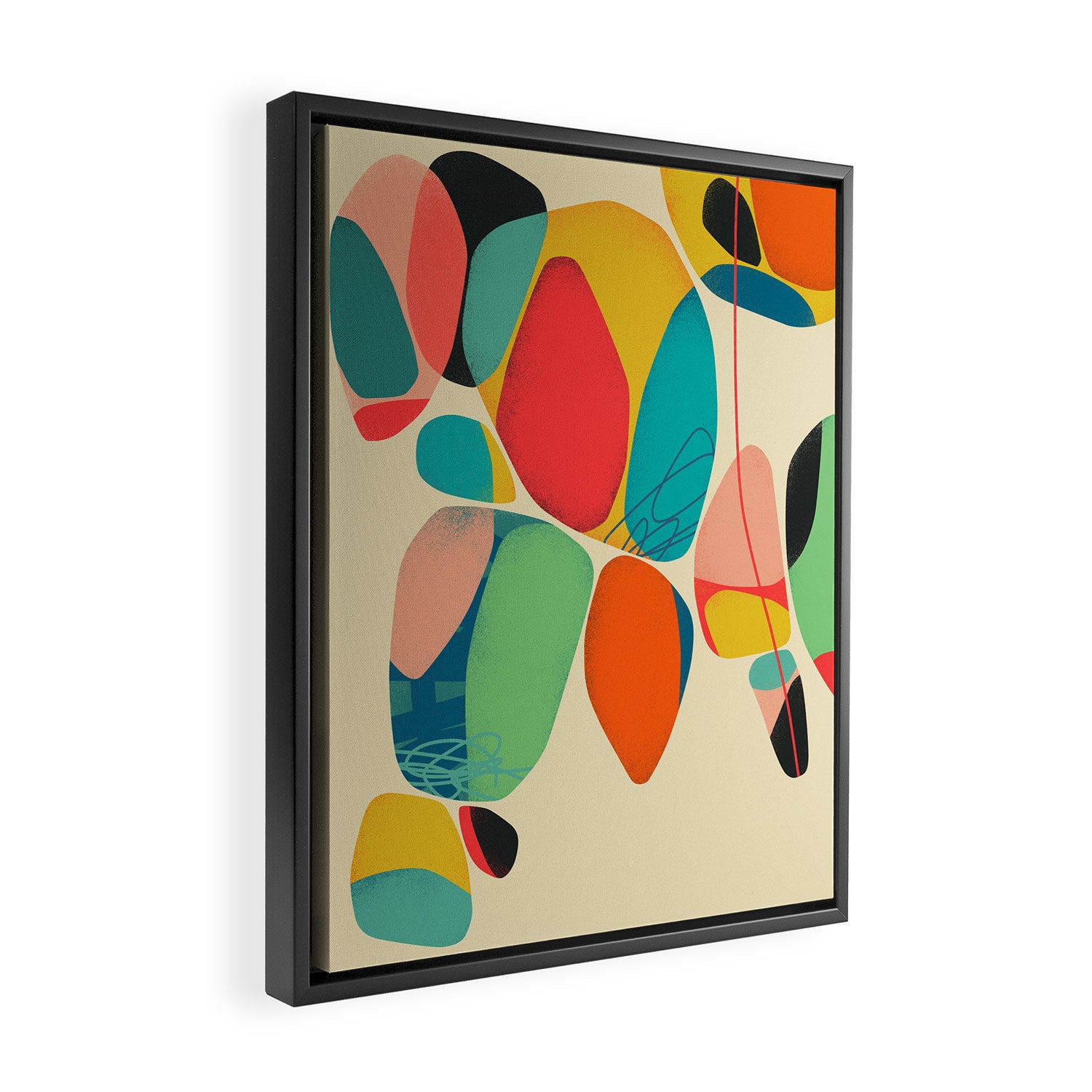 Bloom 1 Framed Canvas Print Gallery Image 2