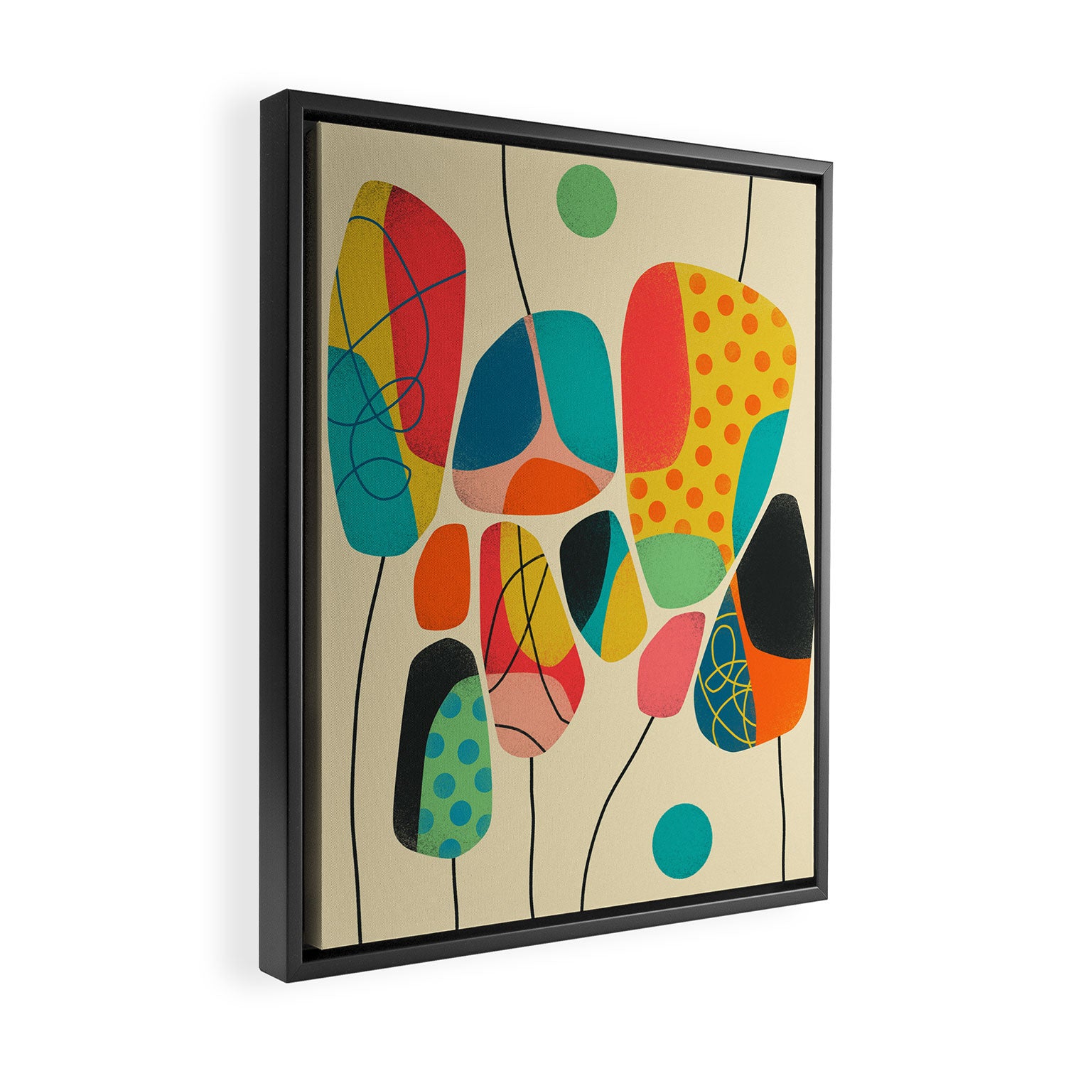 Bloom 2 Framed Canvas Print Gallery Image 2