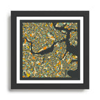 BOSTON MAP Framed Art Print Gallery Image 1