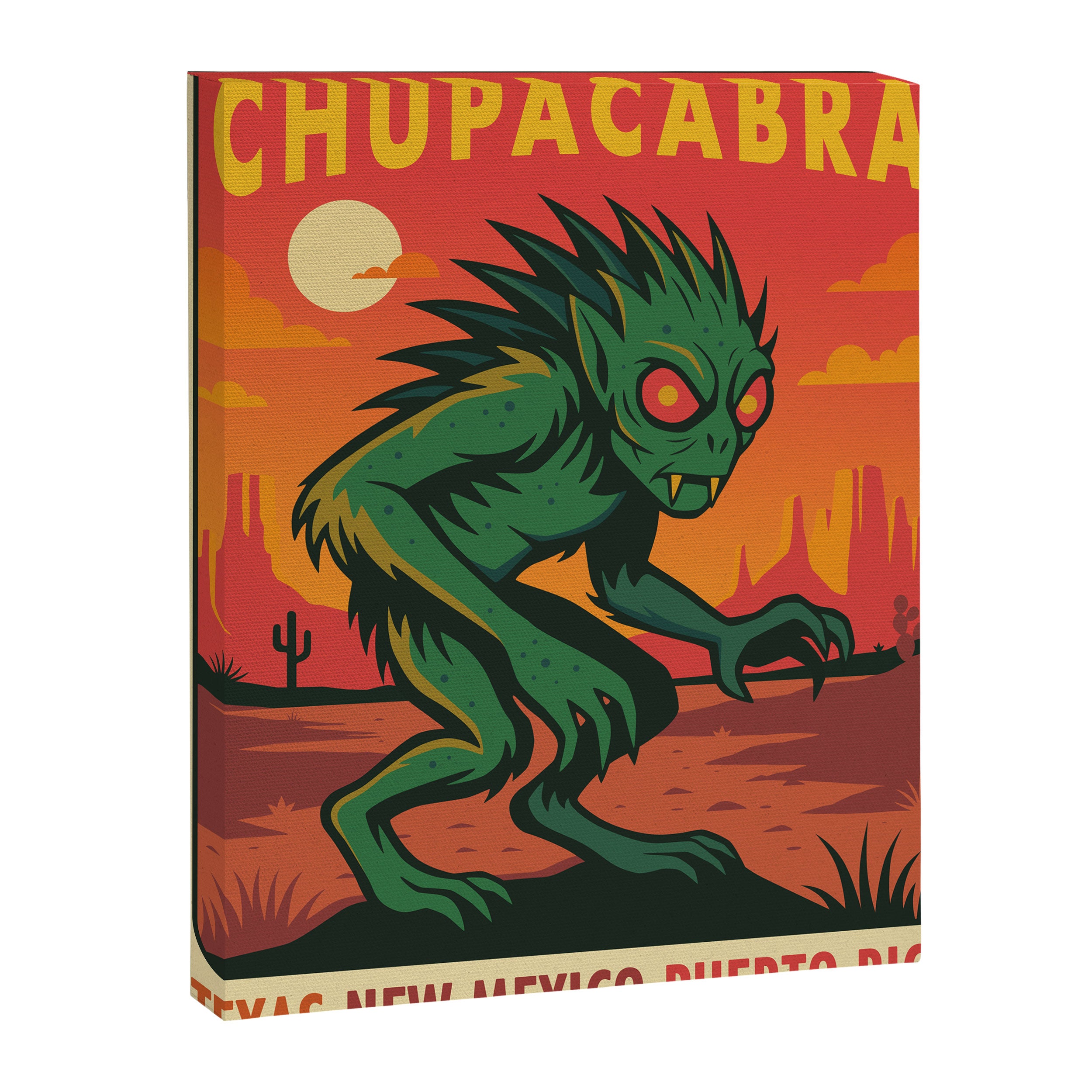 Chupacabra Canvas Print Gallery Image 6