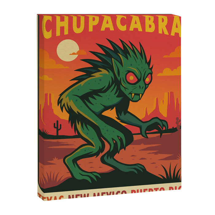 Chupacabra Canvas Print Gallery Image 1