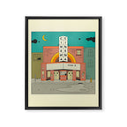 CINEMA Framed Canvas Print Gallery Image 8