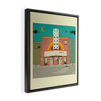 CINEMA Framed Canvas Print Gallery Image 2