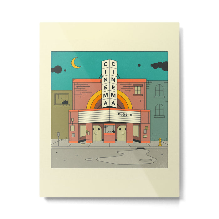 CINEMA Metal Print Gallery Image 1