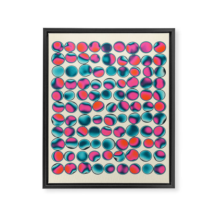 COLOR BURN 1 Framed Canvas Print Gallery Image 1
