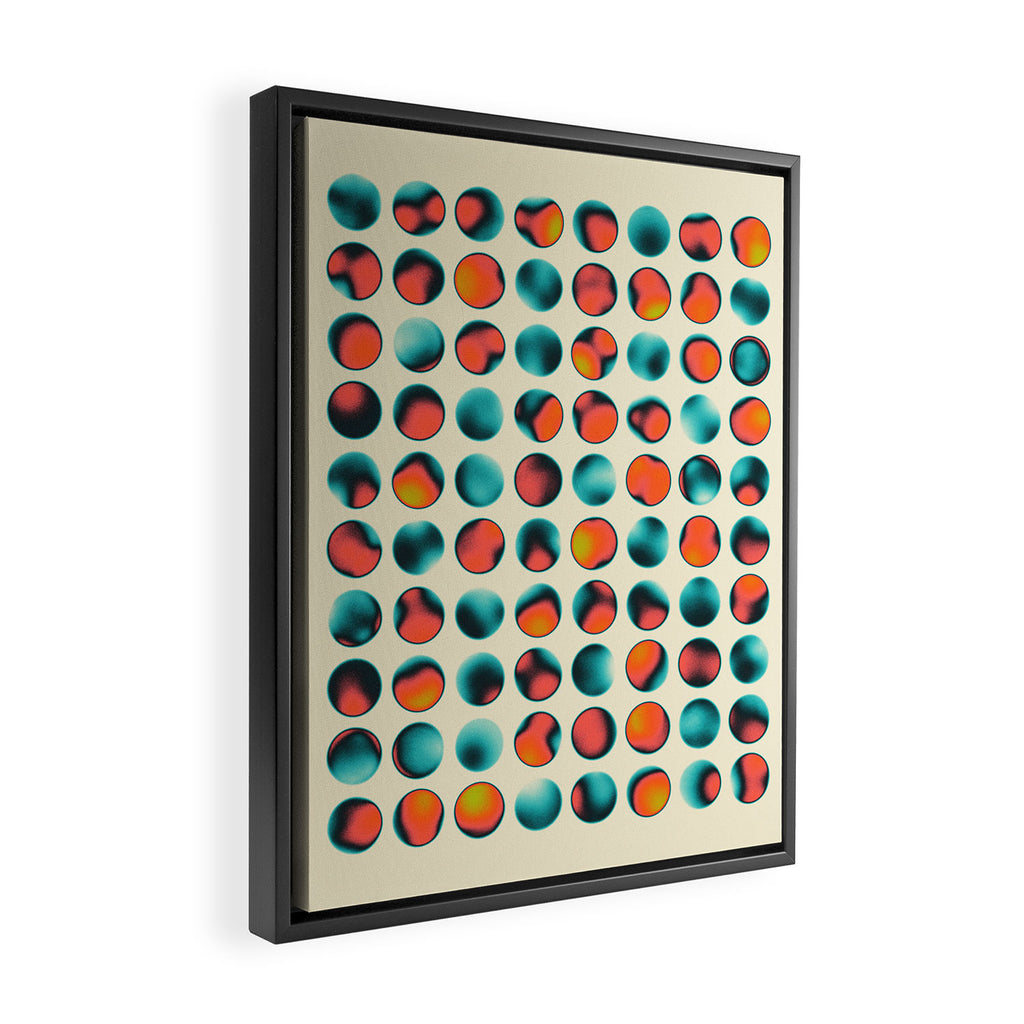 COLOR BURN 11 Framed Canvas Print Gallery Image 2