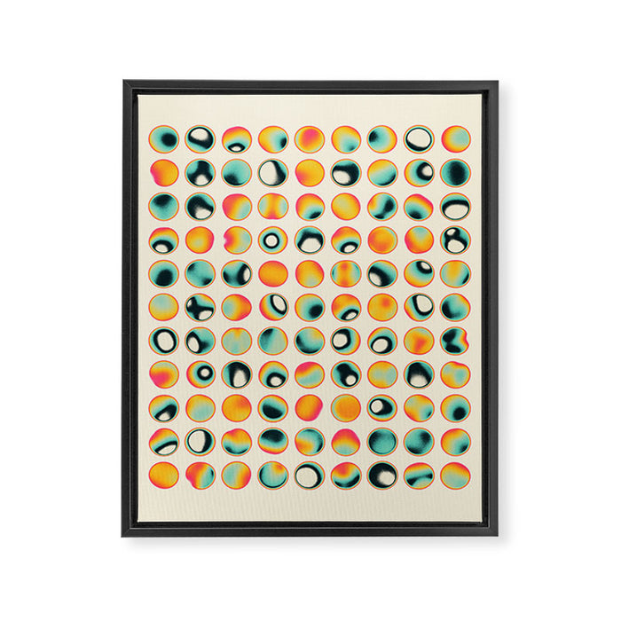 COLOR BURN 15 Framed Canvas Print Gallery Image 1