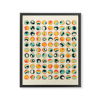 COLOR BURN 15 Framed Canvas Print Gallery Image 6