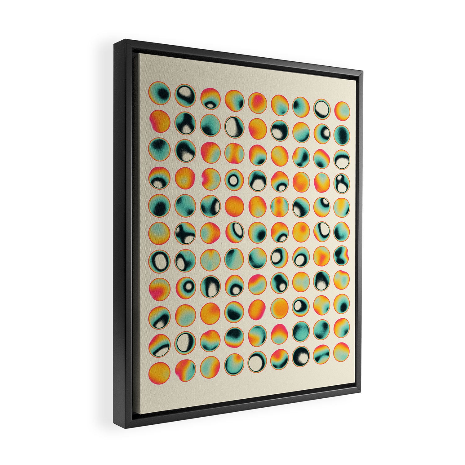 COLOR BURN 15 Framed Canvas Print Gallery Image 2
