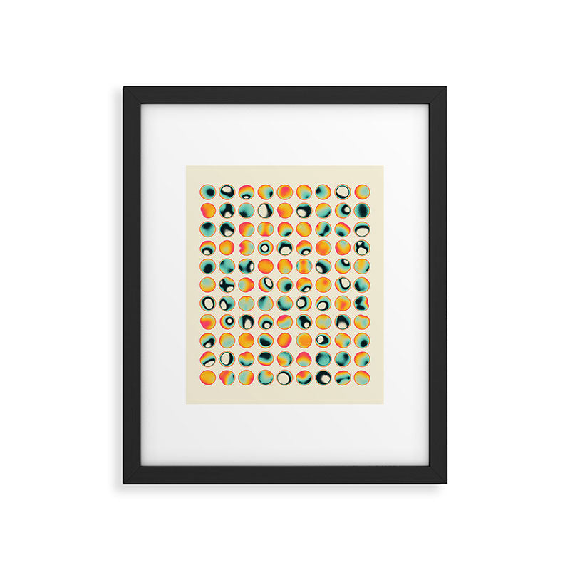 COLOR BURN 15 Framed Art Print Gallery Image 5