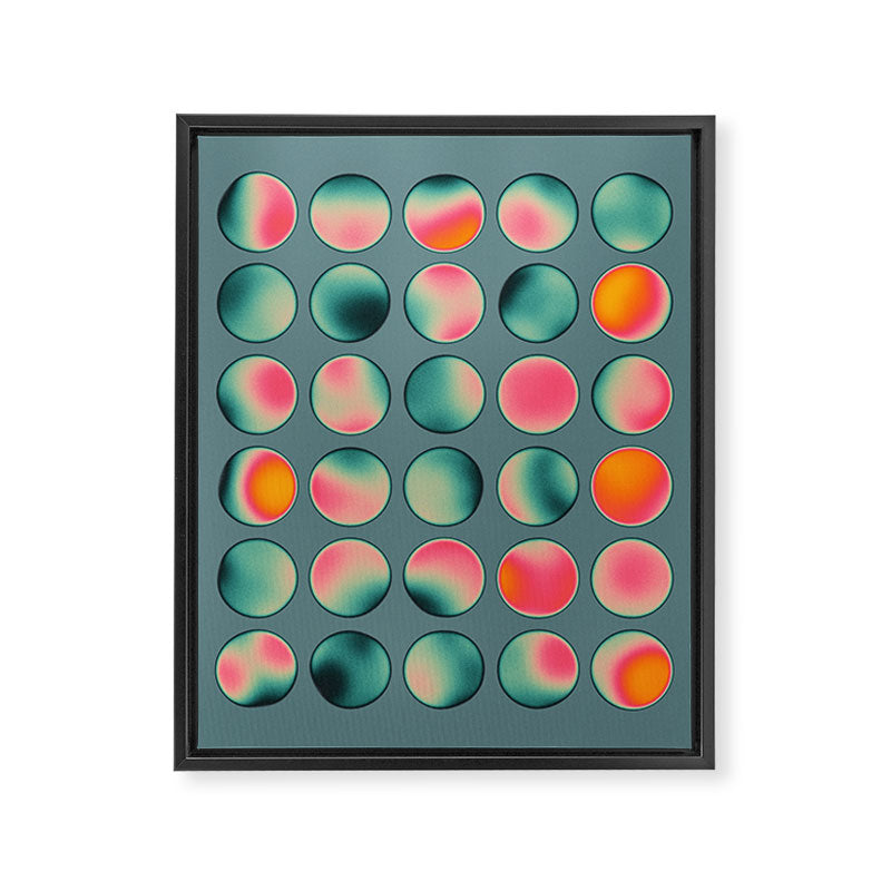 Color Burn 21 Framed Canvas Print Gallery Image 6