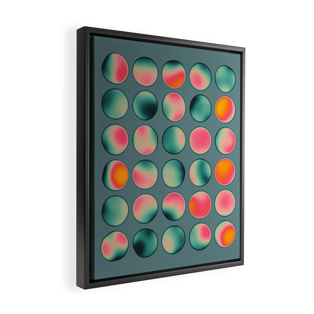 Color Burn 21 Framed Canvas Print Gallery Image 2