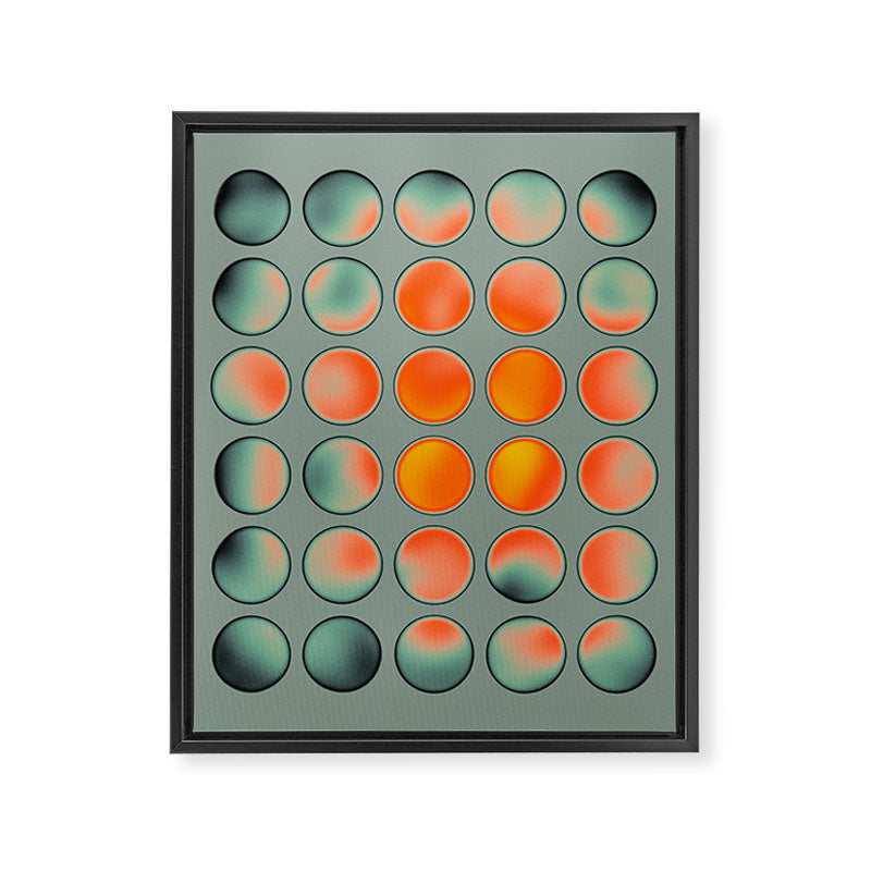 Color Burn 23 Framed Canvas Print Gallery Image 6