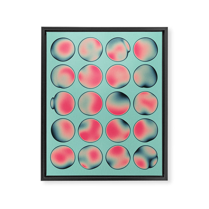 Color Burn 24 Framed Canvas Print Gallery Image 1