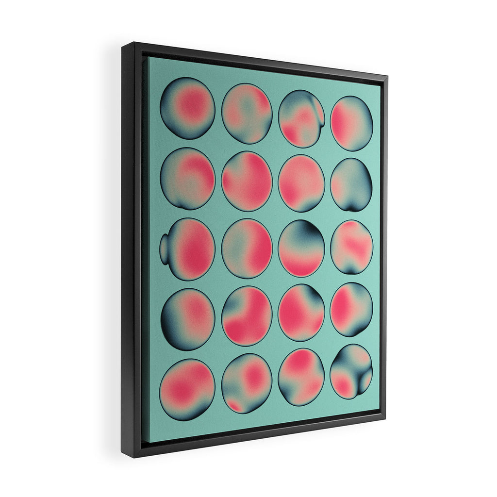 Color Burn 24 Framed Canvas Print Gallery Image 2
