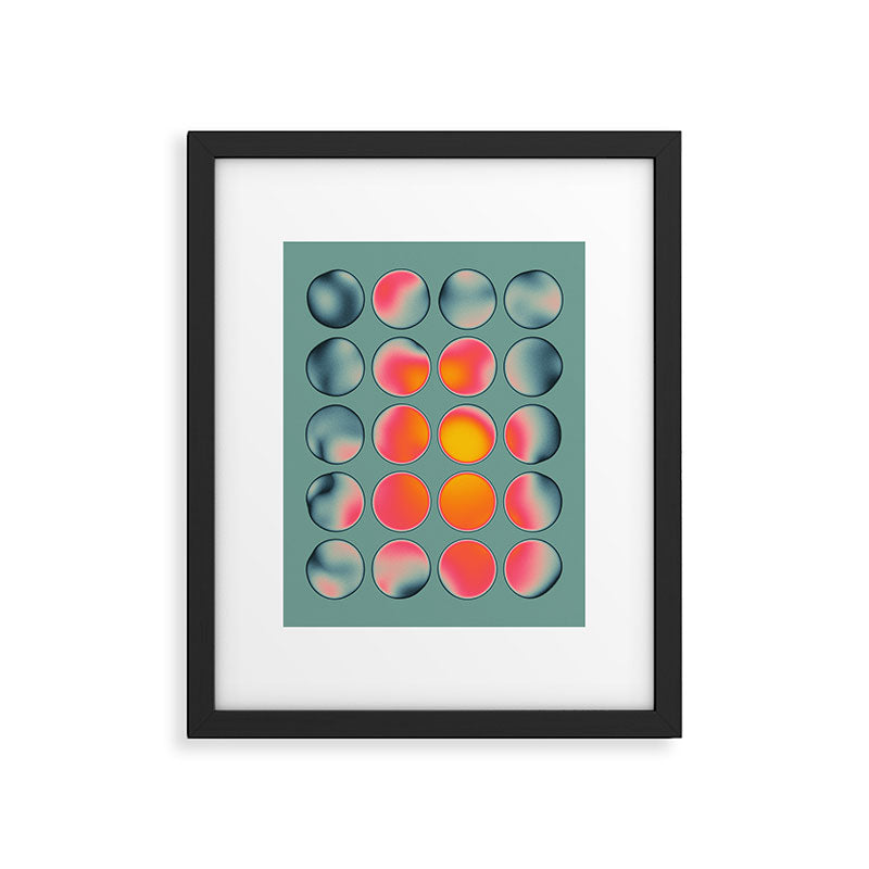 COLOR BURN 25 Framed Art Print Gallery Image 5