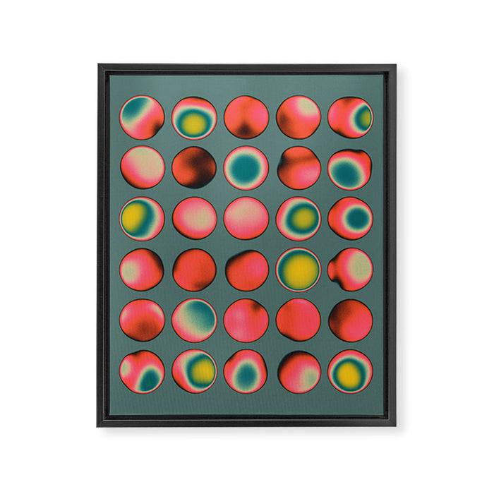 Color Burn 26 Framed Canvas Print Gallery Image 1