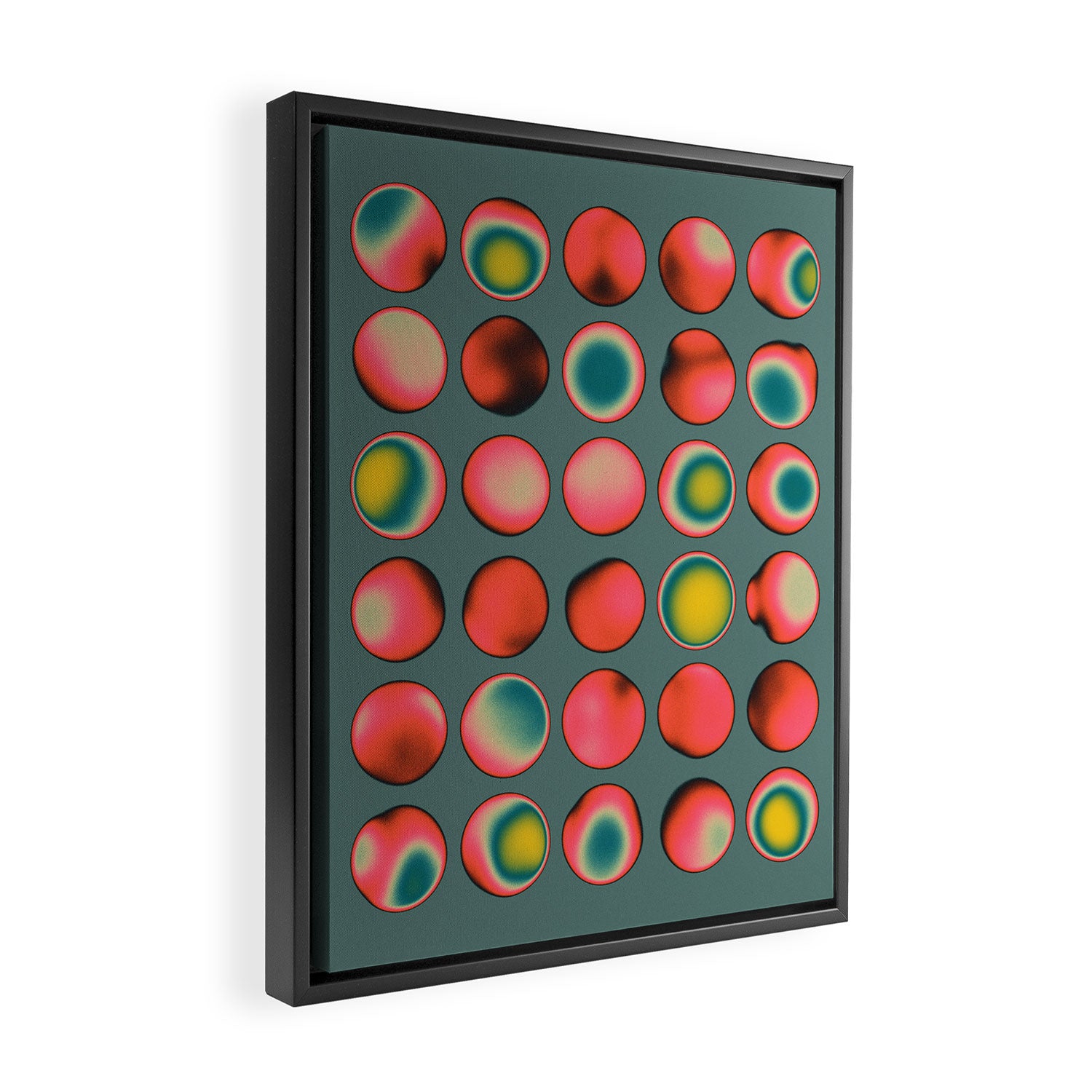Color Burn 26 Framed Canvas Print Gallery Image 2