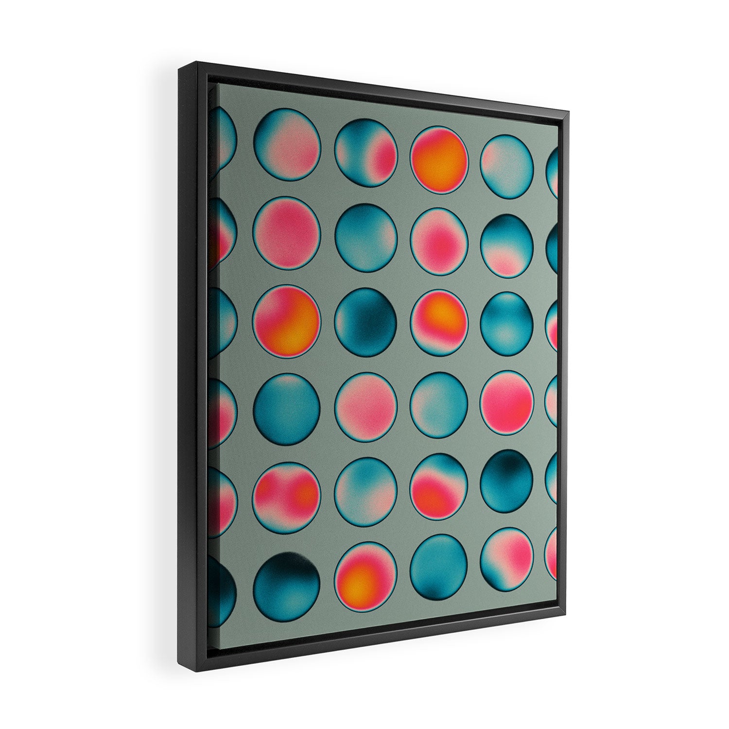 Color Burn 32 Framed Canvas Print Gallery Image 2