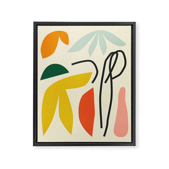 COMPOSITION Framed Canvas Print Gallery Image 1