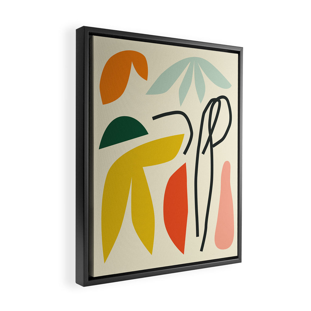 COMPOSITION Framed Canvas Print Gallery Image 2