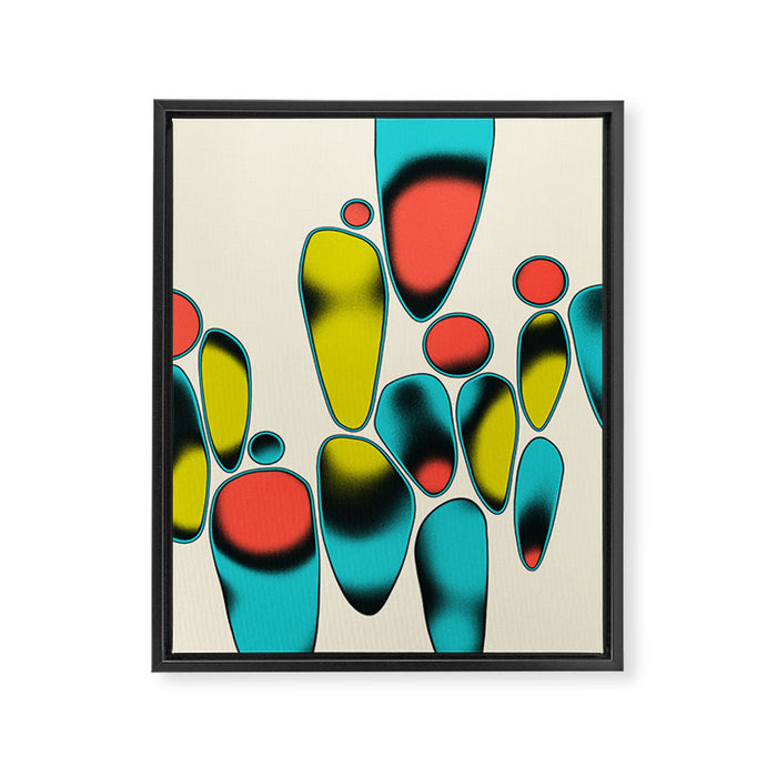 COSMIC JAZZ 3 Framed Canvas Print Gallery Image 1