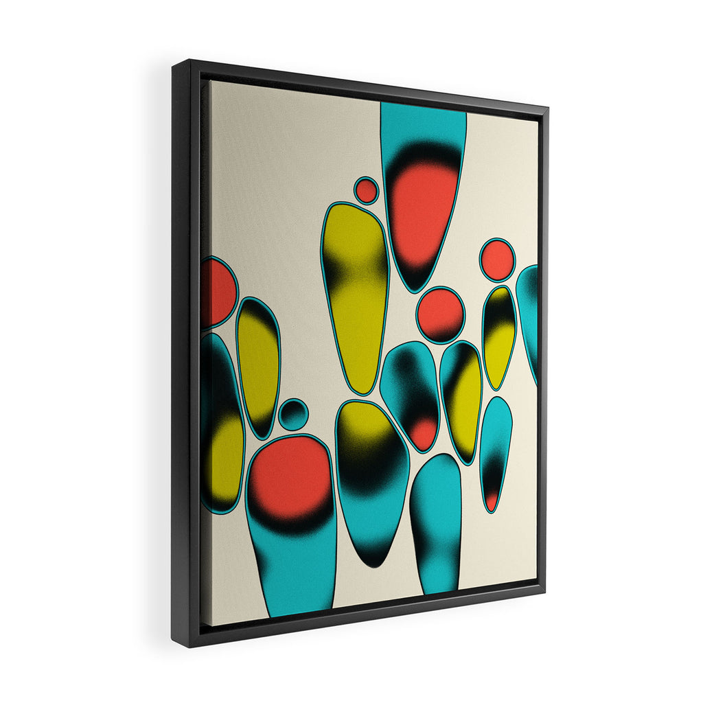 COSMIC JAZZ 3 Framed Canvas Print Gallery Image 2