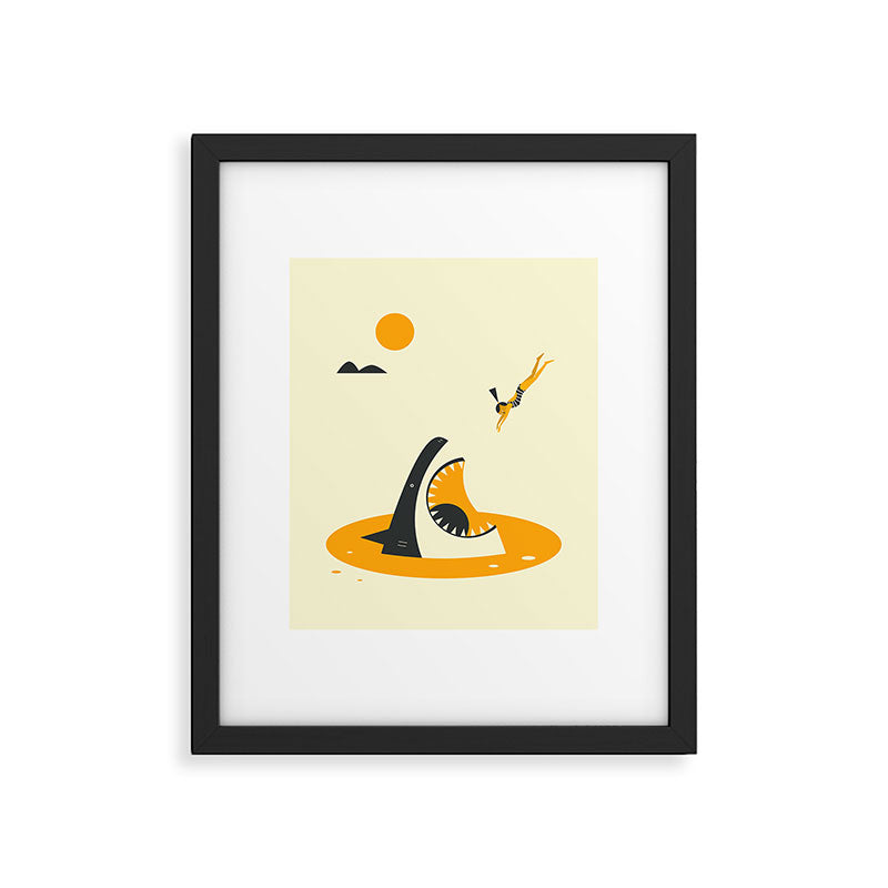 DEEP DIVE Framed Art Print Gallery Image 5