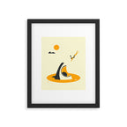 DEEP DIVE Framed Art Print Gallery Image 5