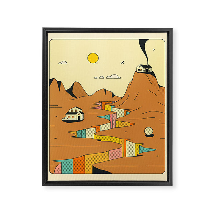 DENIZENS (3) Framed Canvas Print Gallery Image 1