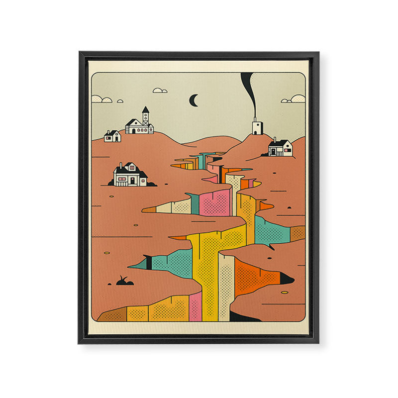 DENIZENS (4) Framed Canvas Print Gallery Image 6
