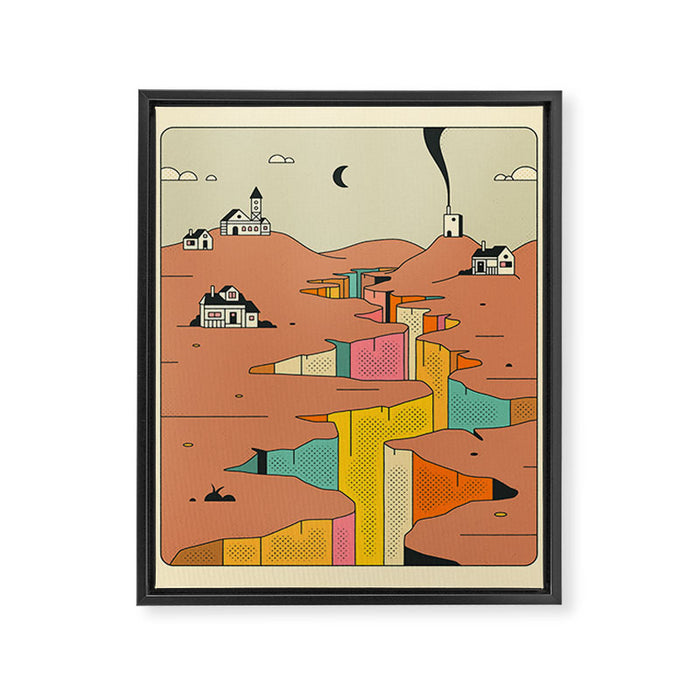 DENIZENS (4) Framed Canvas Print Gallery Image 1
