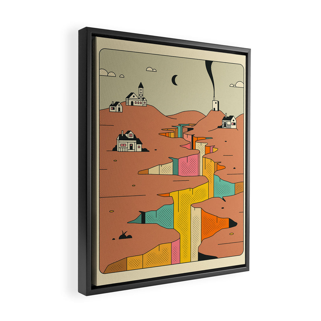 DENIZENS (4) Framed Canvas Print Gallery Image 2