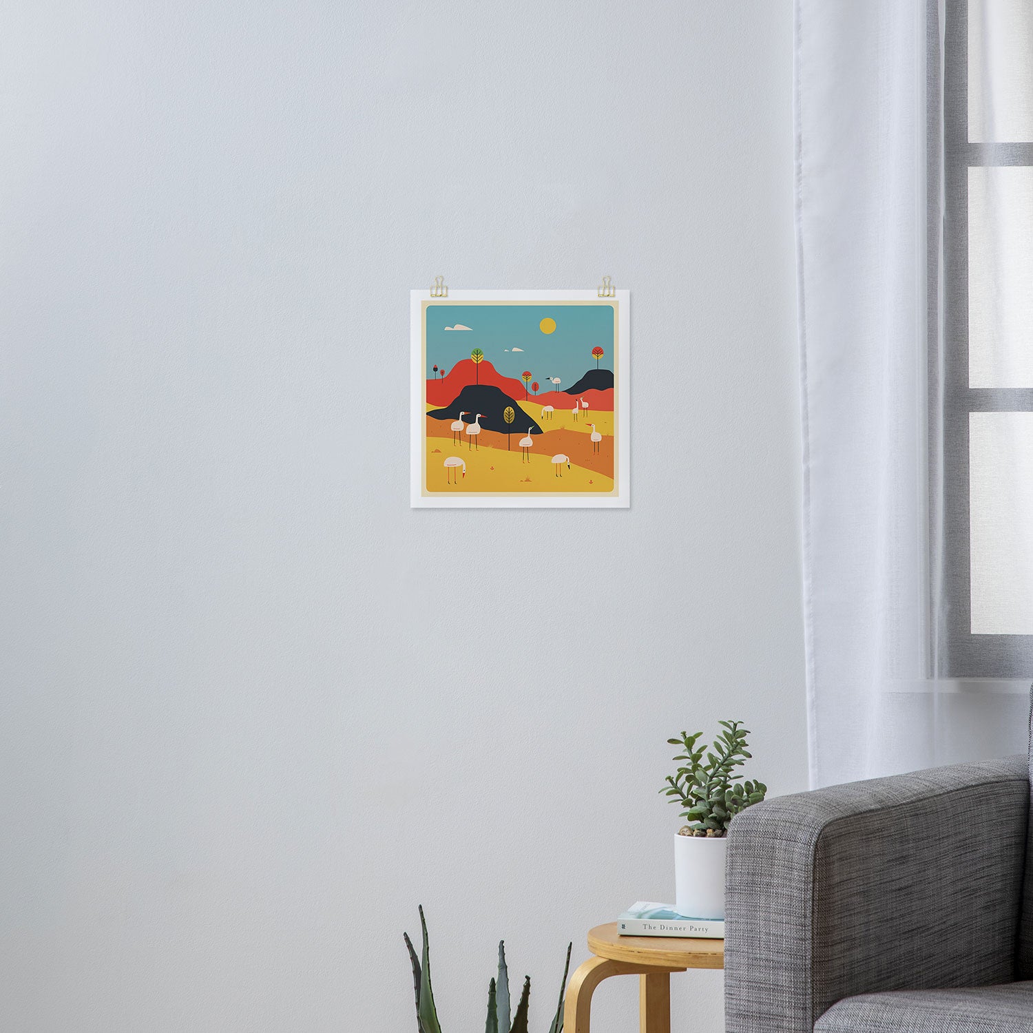 DESERT LANDSCAPE Art Print Gallery Image 3