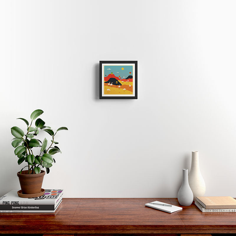 DESERT LANDSCAPE Framed Art Print Gallery Image 2