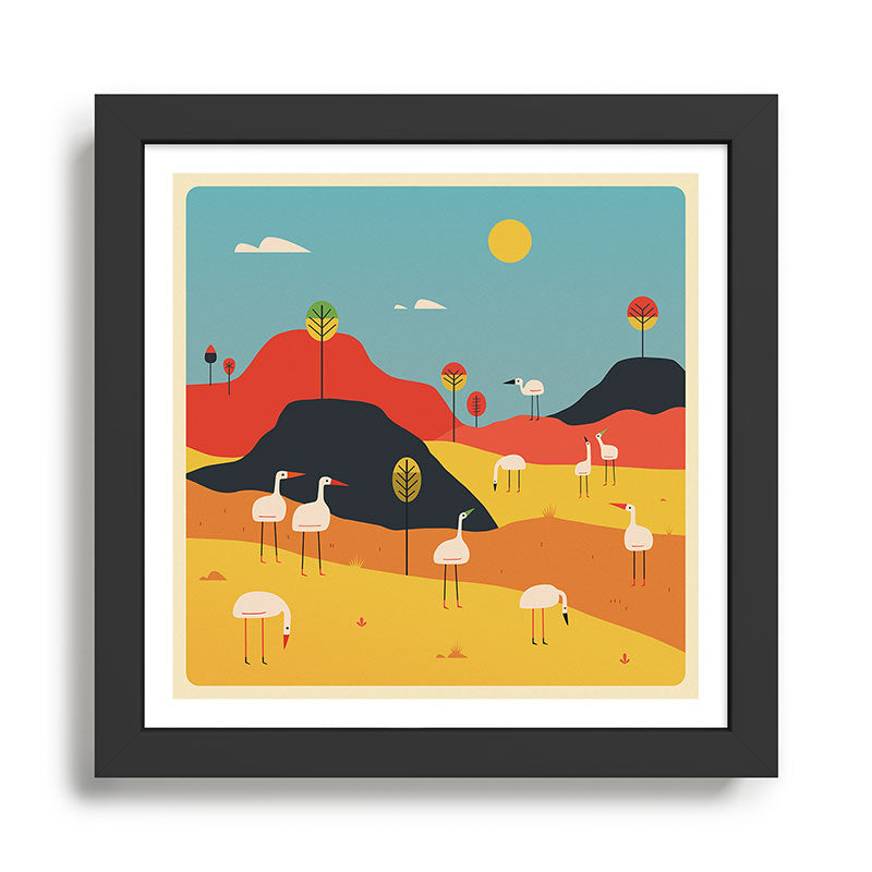 DESERT LANDSCAPE Framed Art Print Gallery Image 1