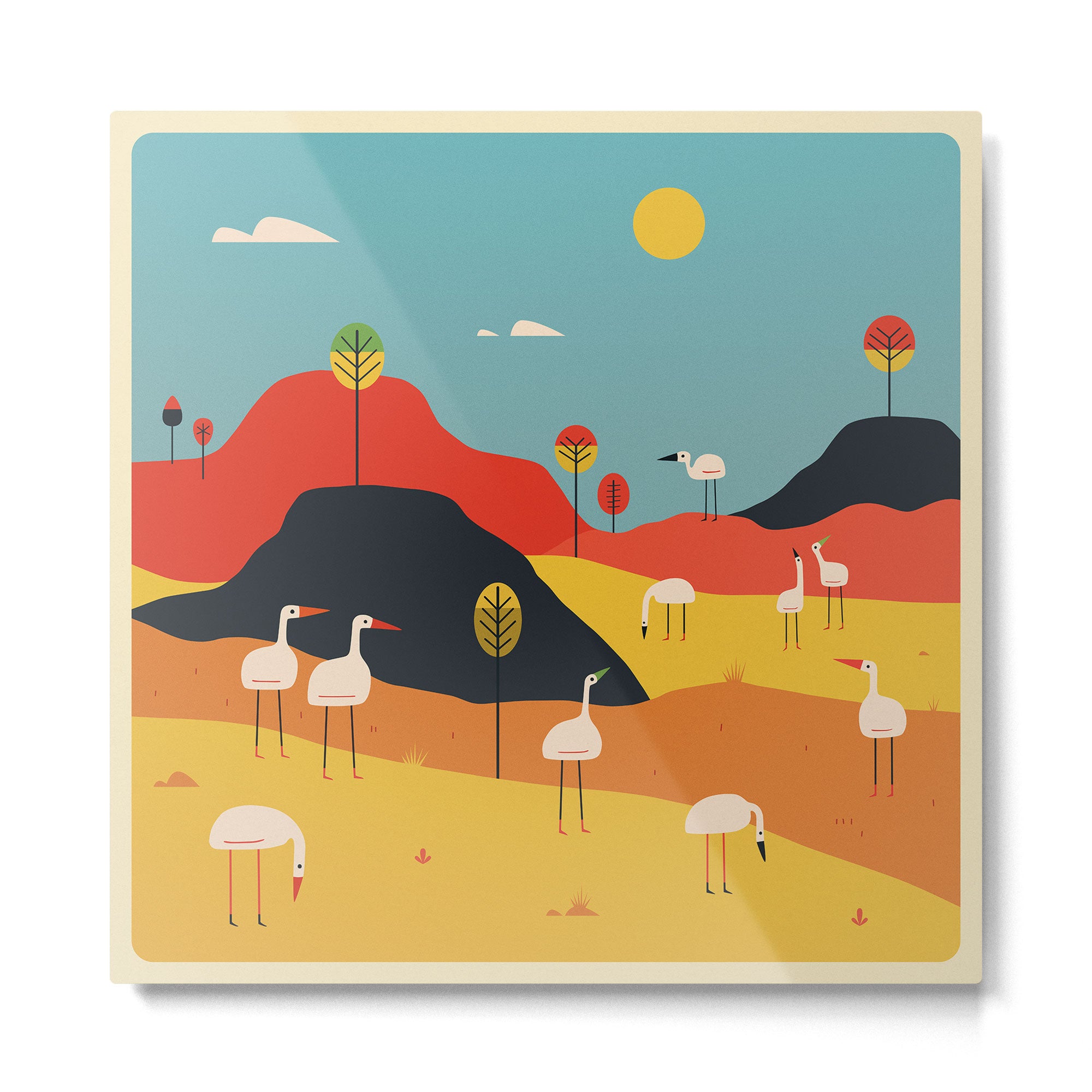 DESERT LANDSCAPE Metal Print Gallery Image 2