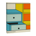 DRAWERS AND SHELVES Canvas Print Gallery Image 6