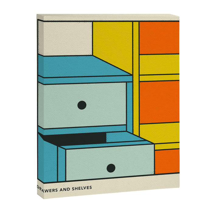 DRAWERS AND SHELVES Canvas Print Gallery Image 1