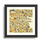 DUBLIN MAP Framed Art Print Gallery Image 1