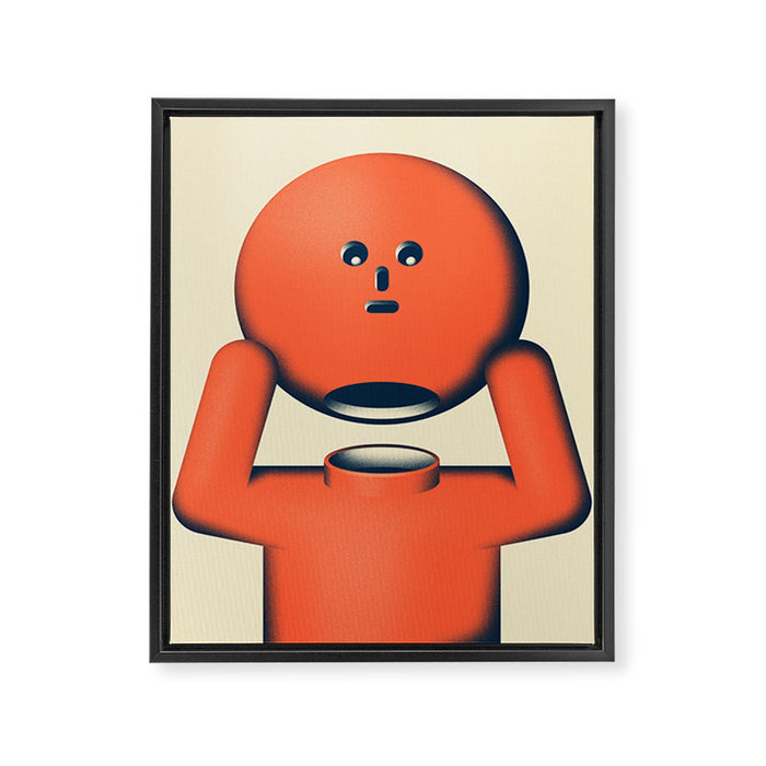EMPTY Framed Canvas Print Gallery Image 1